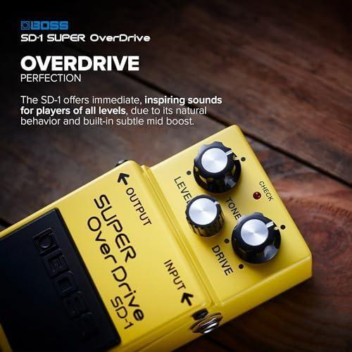 BOSS WAZA Craft Super Overdrive Guitar Pedal (SD-1W) - Image 3