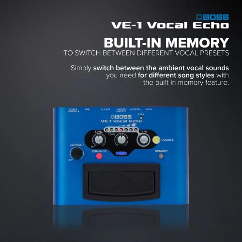 BOSS Vocal Echo Effects Processor Stompbox Guitar Pedal - Image 6