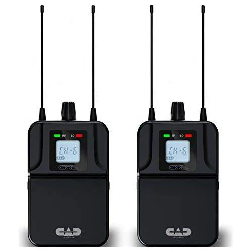 CAD Audio GXLIEM Frequency Agile Wireless In Ear Monitor System includes MEB1 Earbuds, Rack Mount Ears and Antenna Relocation Kit, Silver - Image 13