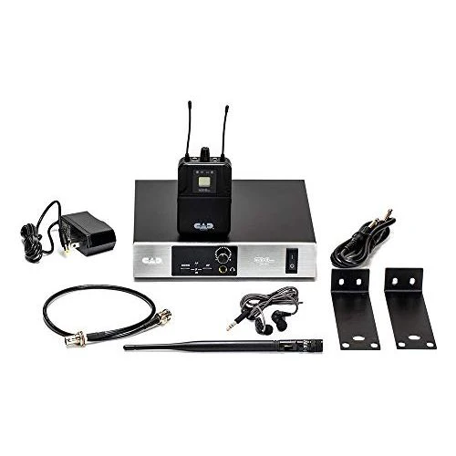 CAD Audio GXLIEM Frequency Agile Wireless In Ear Monitor System includes MEB1 Earbuds, Rack Mount Ears and Antenna Relocation Kit, Silver - Image 4
