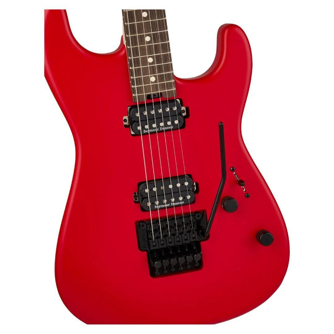 Charvel Pro-Mod San Dimas SD1 Electric Guitar - Satin Ferrari Red - Image 3