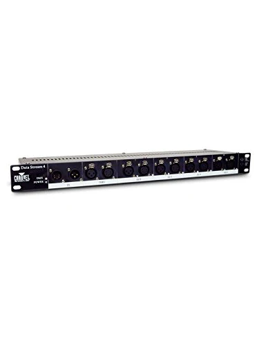 CHAUVET DJ Data Stream 4 Universal DMX-512 Optical Splitter w/4 Outputs from Single Input, Black - Image 3