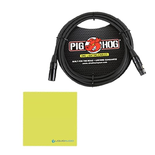 CHAUVET DJ Hurricane Haze 2 Bundle with 10ft Pig Hog DMX 3 Pin Lighting Cable and Instrument Polishing Cloth - Water Based Haze for Lighting Effects - Image 2