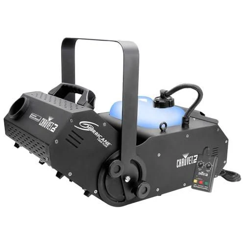 Chauvet H1800FLEX Hurricane 1800 Flex Adjustable Fog Machine Bundle w/Pig Hog PHDMX10 Lighting Cable and Liquid Audio Polishing Cloth - Image 3