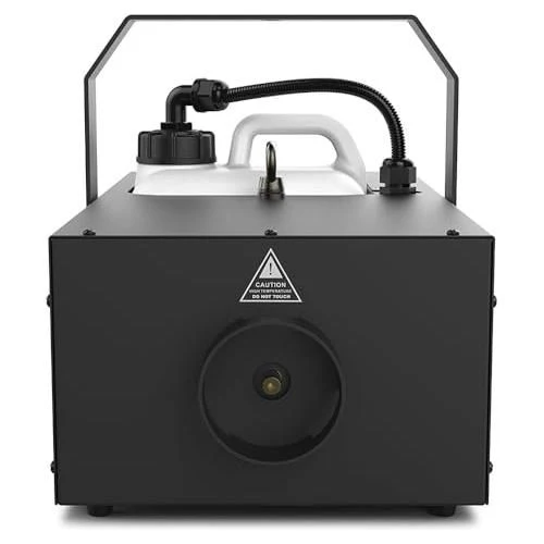 Chauvet H2000 Hurricane 2000 High-volume Fog Machine Bundle w/Pig Hog PHDMX10 Lighting Cable and Liquid Audio Polishing Cloth - Image 3