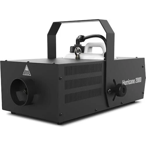Chauvet H2000 Hurricane 2000 High-volume Fog Machine Bundle w/Pig Hog PHDMX10 Lighting Cable and Liquid Audio Polishing Cloth - Image 5