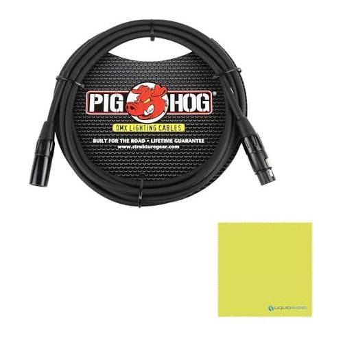Chauvet HHAZE1DX Hurricane Haze Machine Bundle w/Pig Hog PHDMX10 Lighting Cable and Liquid Audio Polishing Cloth - Image 2