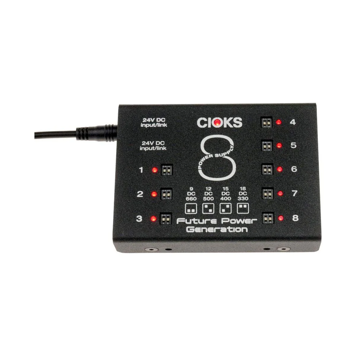 CIOKS CIOKS 8 8-output Isolated Guitar Pedal Power Supply Expander Kit - Image 7