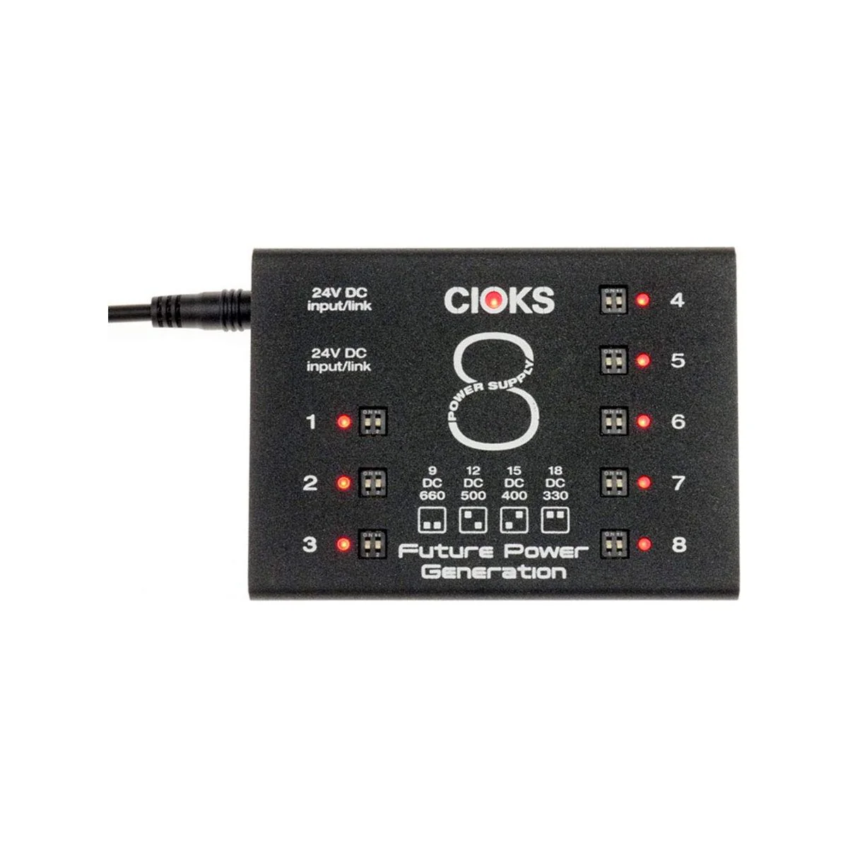 CIOKS CIOKS 8 8-output Isolated Guitar Pedal Power Supply Expander Kit - Image 8
