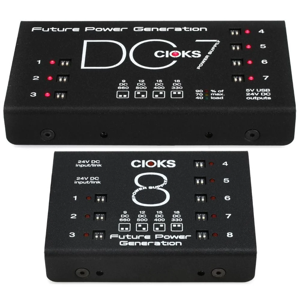CIOKS SPB Special Limited Edition DC7 Power Supply and C8 Expander Superpower Bundle w/ 4X Strukture S6P48 Woven Right Angle Patch Cables and Liquid Audio Polishing Cloth - Image 3