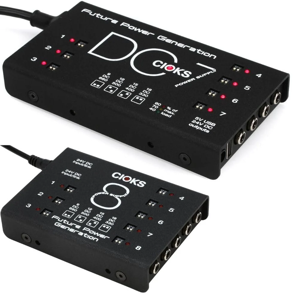 CIOKS SPB Special Limited Edition DC7 Power Supply and C8 Expander Superpower Bundle w/ 4X Strukture S6P48 Woven Right Angle Patch Cables and Liquid Audio Polishing Cloth - Image 5