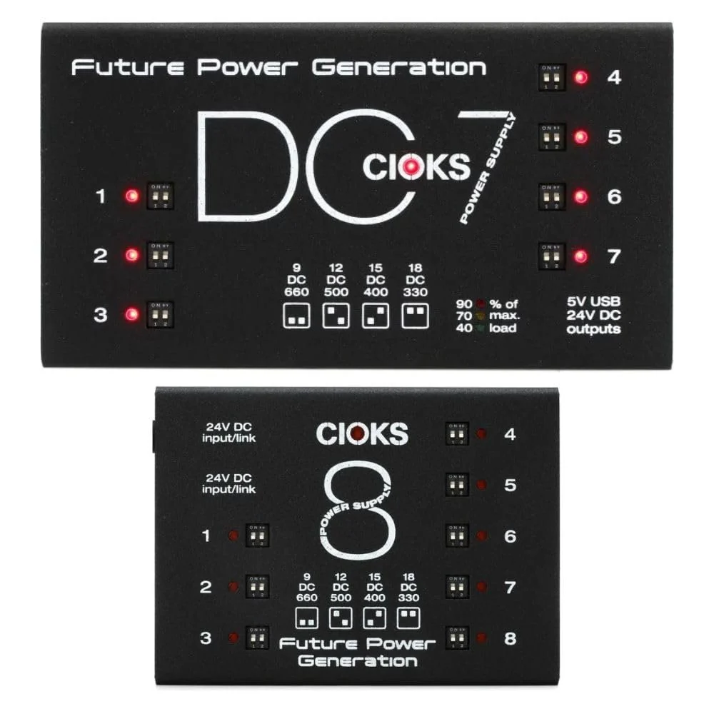 CIOKS SPB Special Limited Edition DC7 Power Supply and C8 Expander Superpower Bundle w/ 4X Strukture S6P48 Woven Right Angle Patch Cables and Liquid Audio Polishing Cloth - Image 8
