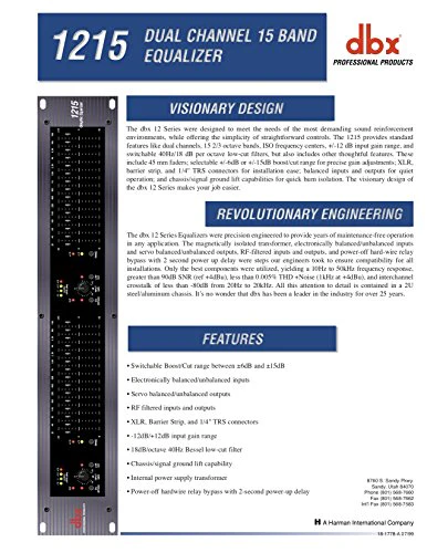 dbx 1215 Dual-Channel - Image 4