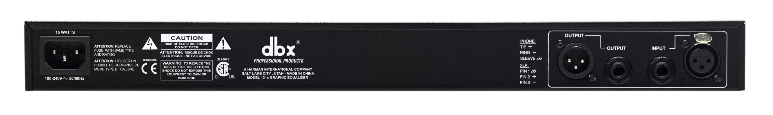 dbx 131s Single Channel 31-Band Equalizer - Image 3