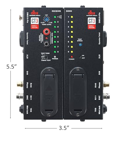 dbx CT-3 Advanced Cable Tester, Black - Image 6