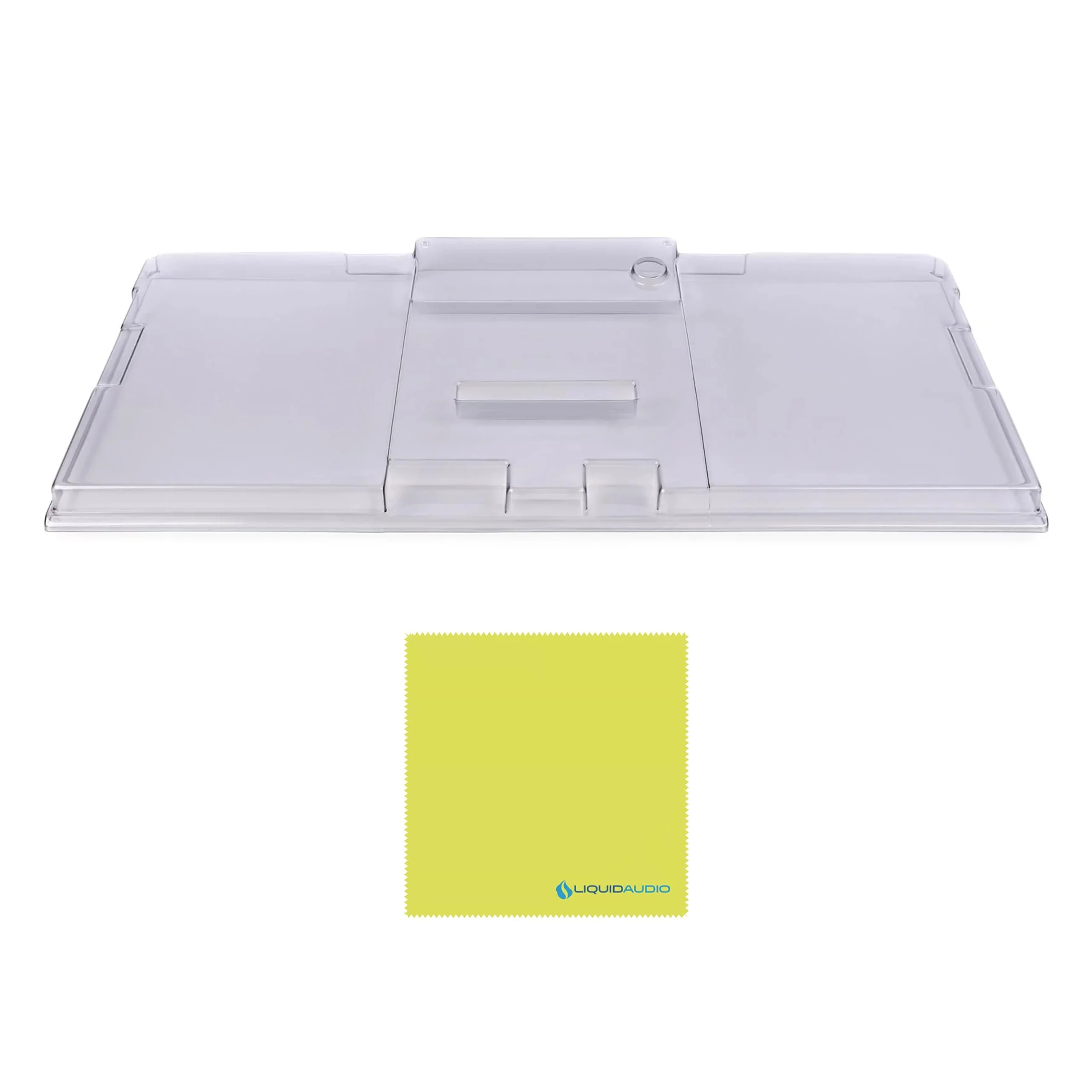 Decksaver DS-PC-XDJXZ Polycarbonate Cover for Pioneer XDJ-XZ DJ Controller Bundle with Polishing Cloth – Smoked/Clear Protection, Shields from Dust, Liquids & Impact, Fits Flight Cases