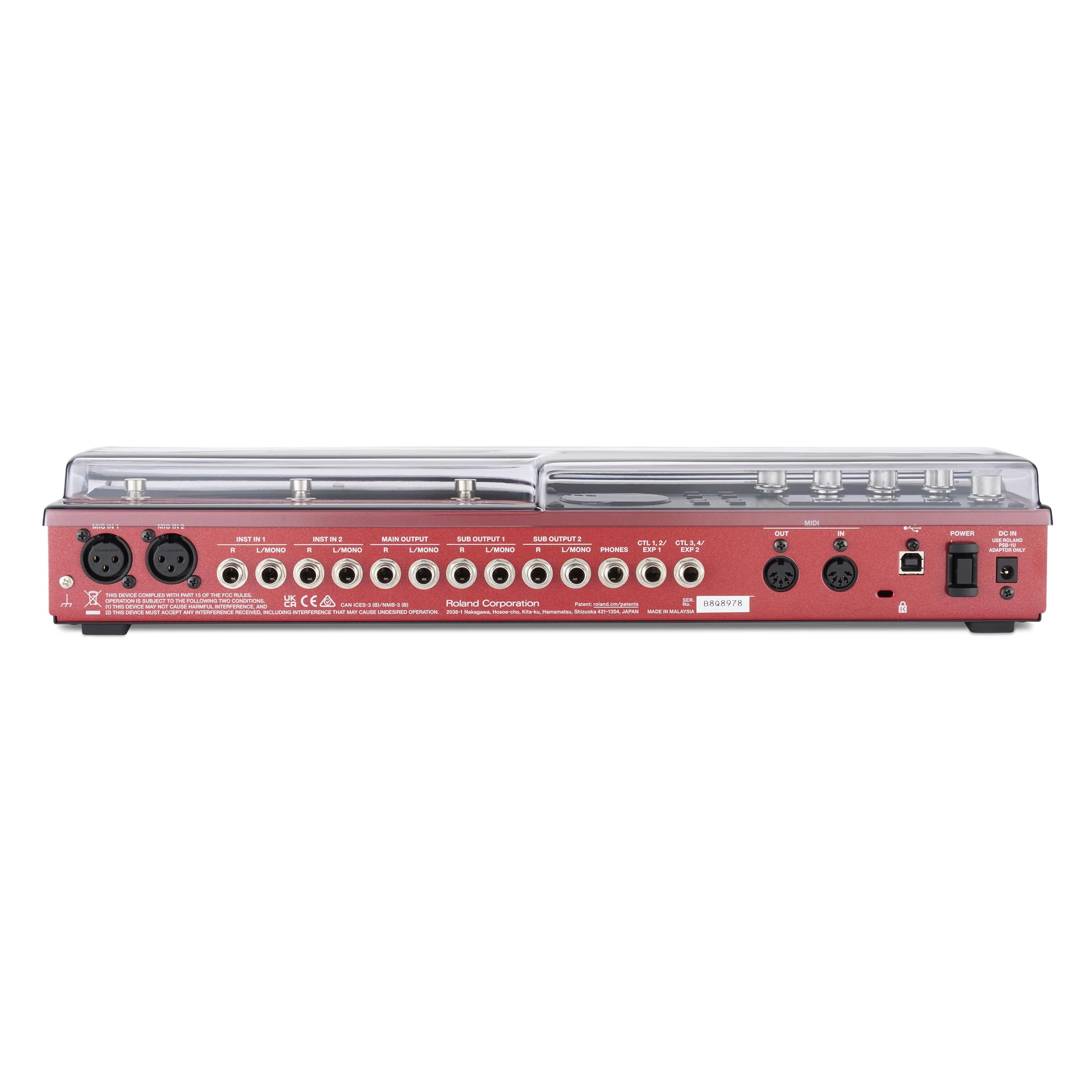 Decksaver Polycarbonate Cover Compatible with Boss RC-600 - Image 4