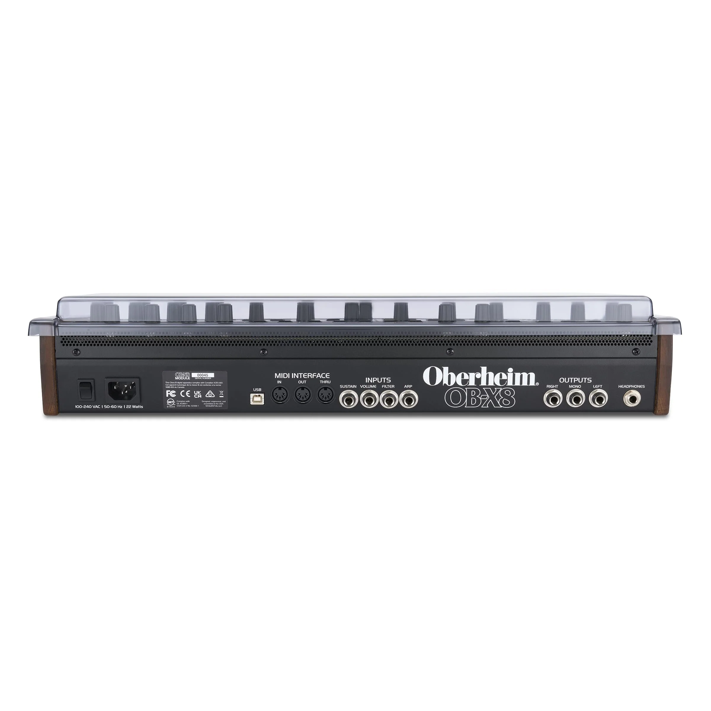 Decksaver Polycarbonate Cover Compatible with OB-X8 Desktop (Soft-Fit) - Image 4