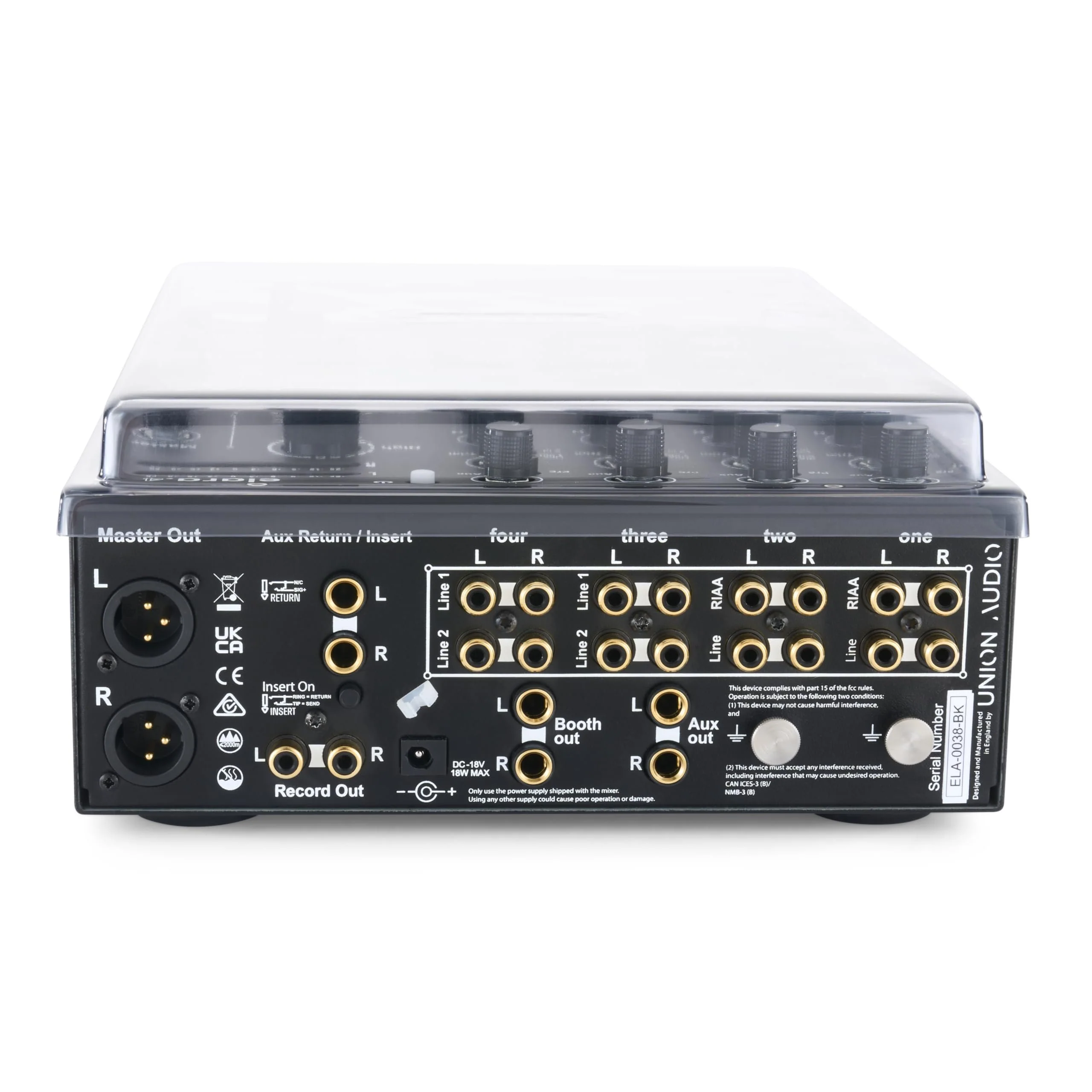 Decksaver Super Strong Polycarbonate Cover Compatible with Union Audio Elara.4 - Image 2
