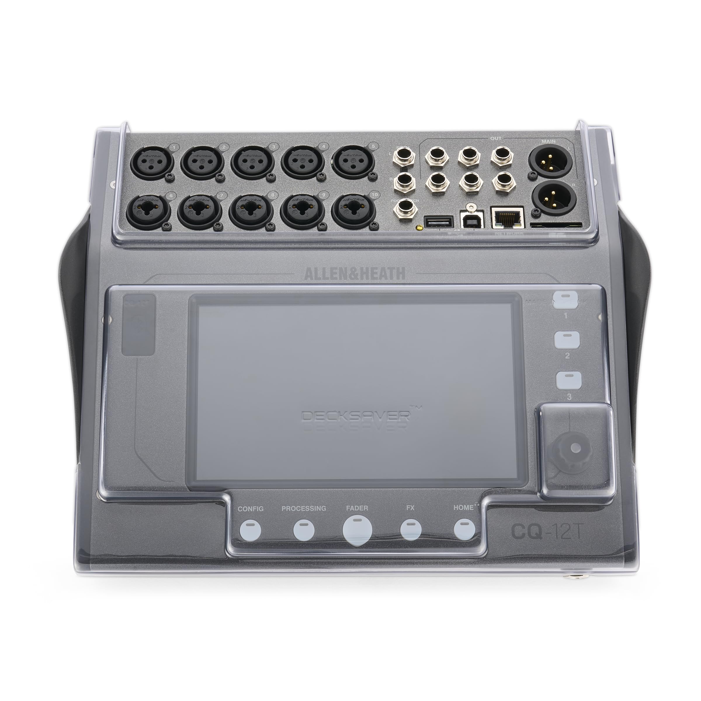 Decksaver Super Strong Polycarbonate Custom Fit Cover Compatible with Allen & Heath CQ-12T, Dust Cover for Travel and Everyday Protection - Image 2