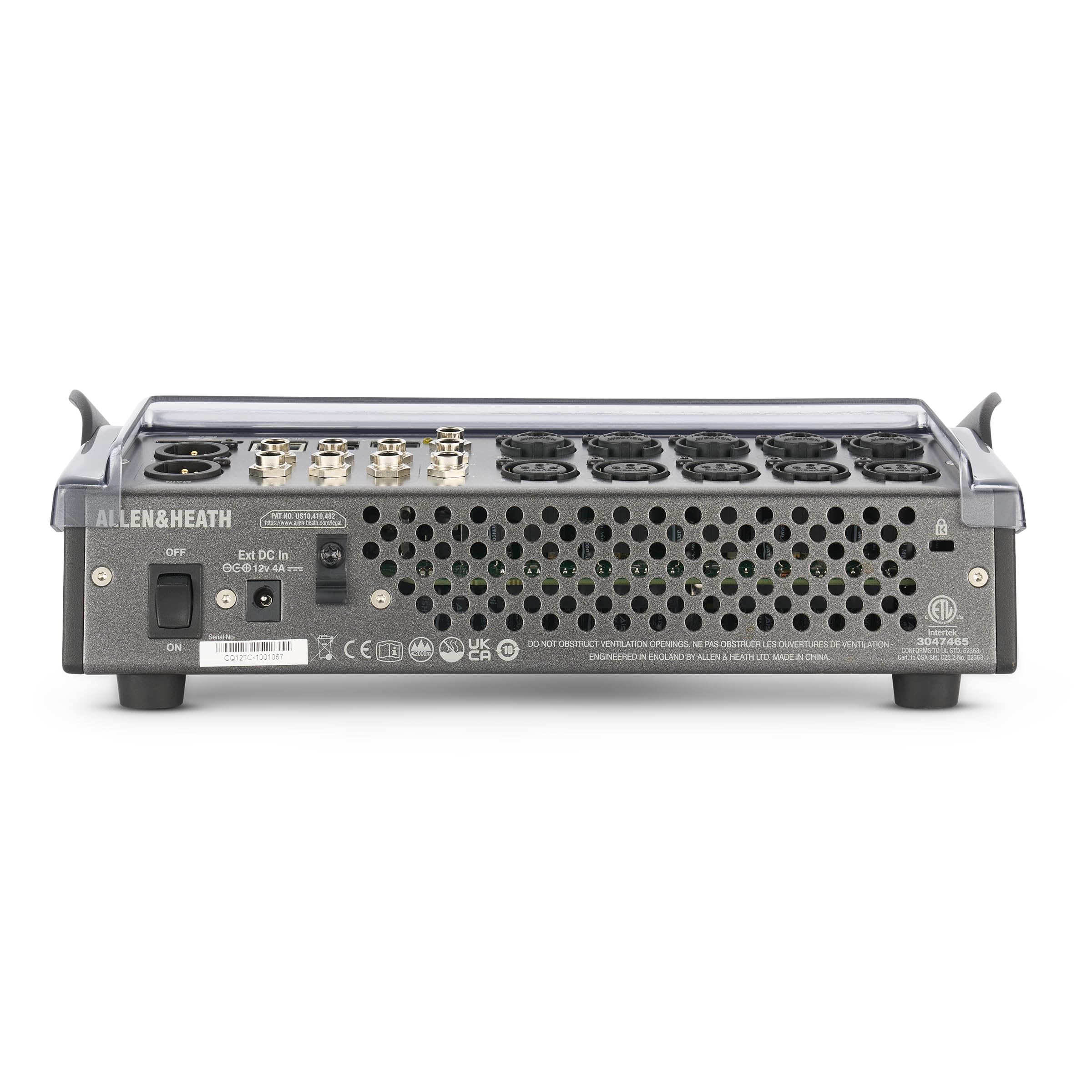 Decksaver Super Strong Polycarbonate Custom Fit Cover Compatible with Allen & Heath CQ-12T, Dust Cover for Travel and Everyday Protection - Image 5