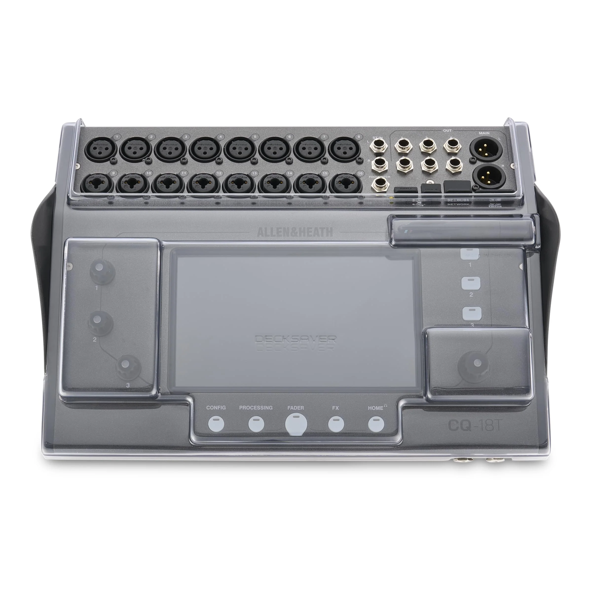 Decksaver Super Strong Polycarbonate Custom Fit Cover Compatible with Allen & Heath CQ-18T, Dust Cover for Travel and Everyday Protection - Image 2