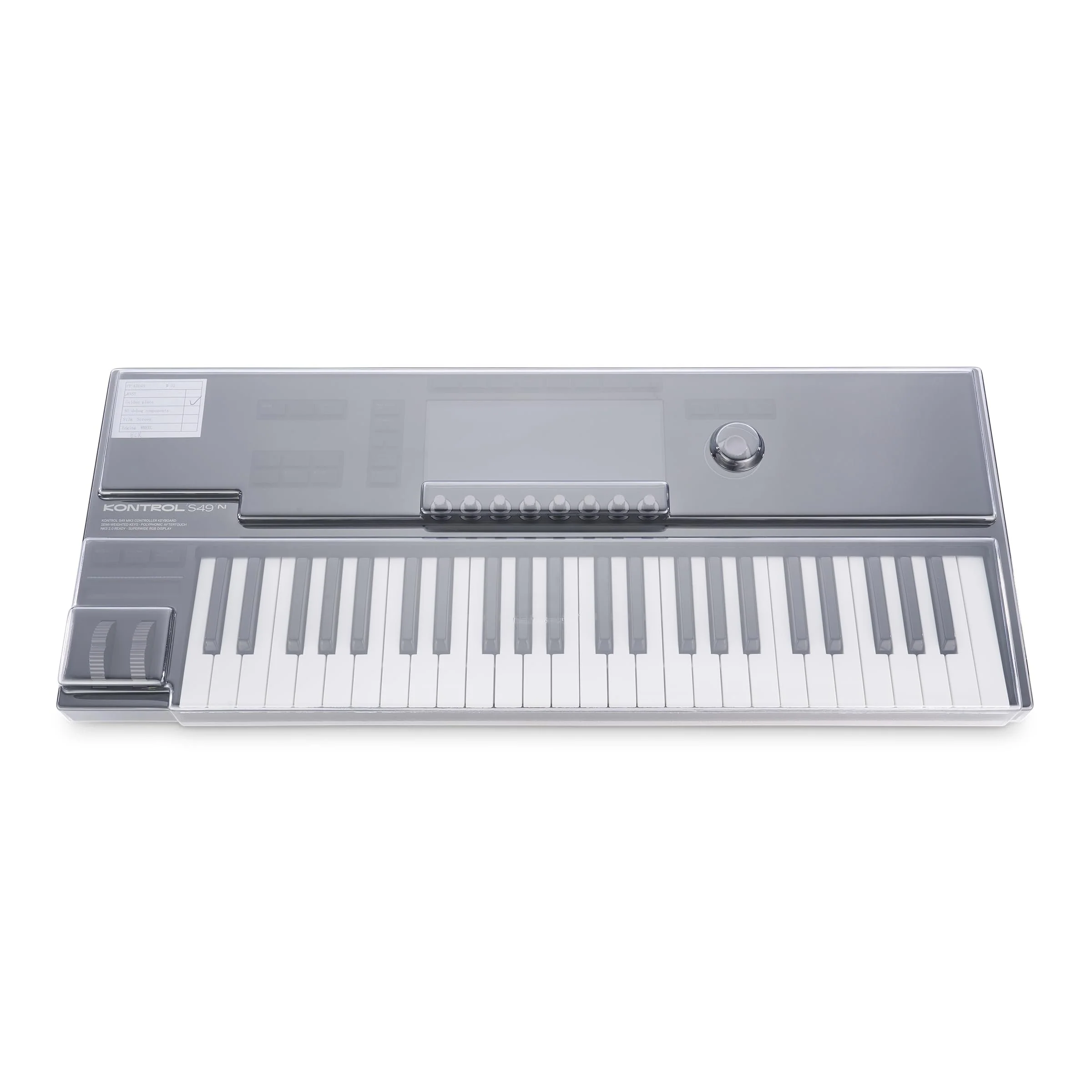 Decksaver Super Strong Polycarbonate Custom Fit Cover Compatible with Native Instruments Kontrol S49 MK3, Dust Cover for Travel and Everyday Protection - Image 2