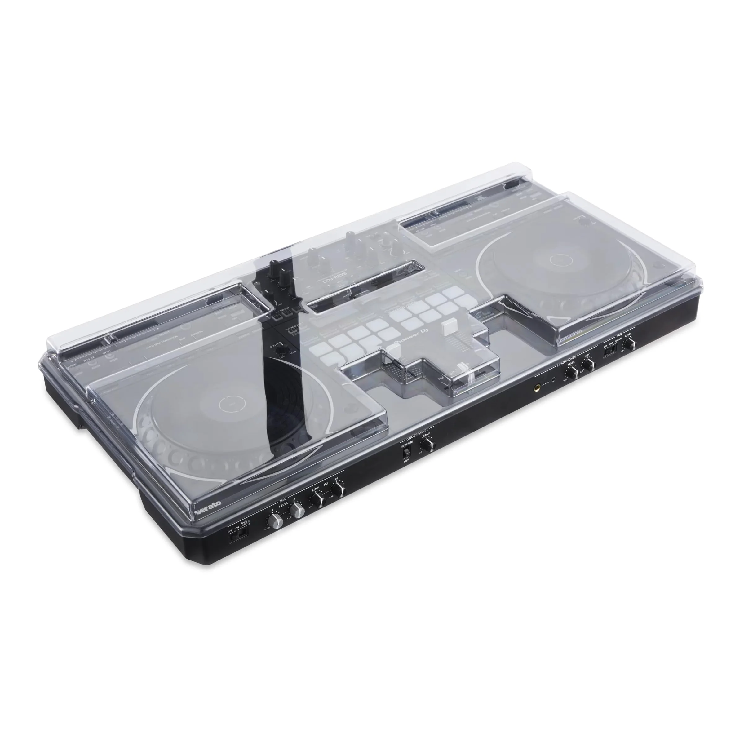 Decksaver Super Strong Polycarbonate Custom Fit Cover Compatible with Pioneer DJ DDJ-REV5 – Protects from Liquids, Dust, Smoke and Impact