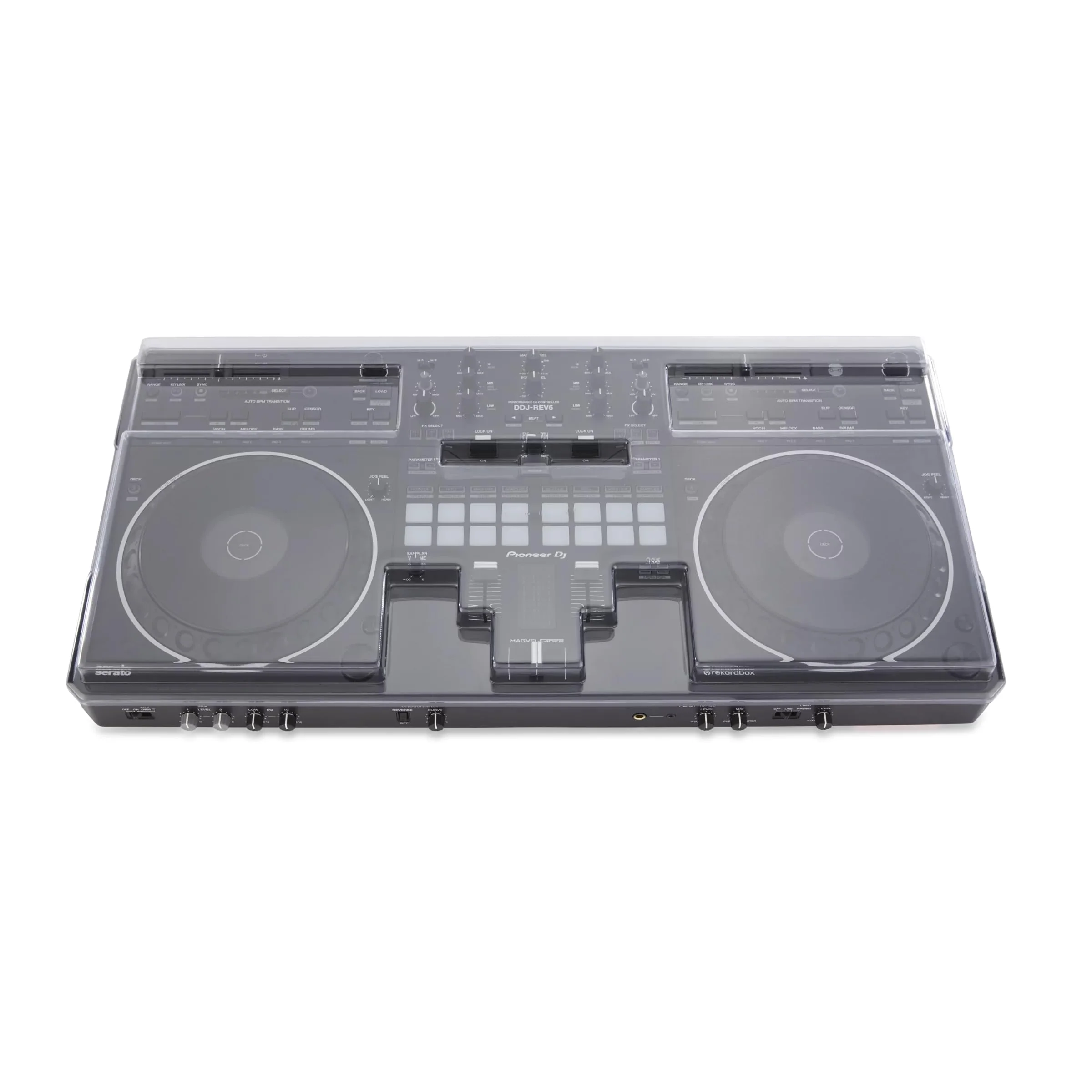 Decksaver Super Strong Polycarbonate Custom Fit Cover Compatible with Pioneer DJ DDJ-REV5 – Protects from Liquids, Dust, Smoke and Impact - Image 2