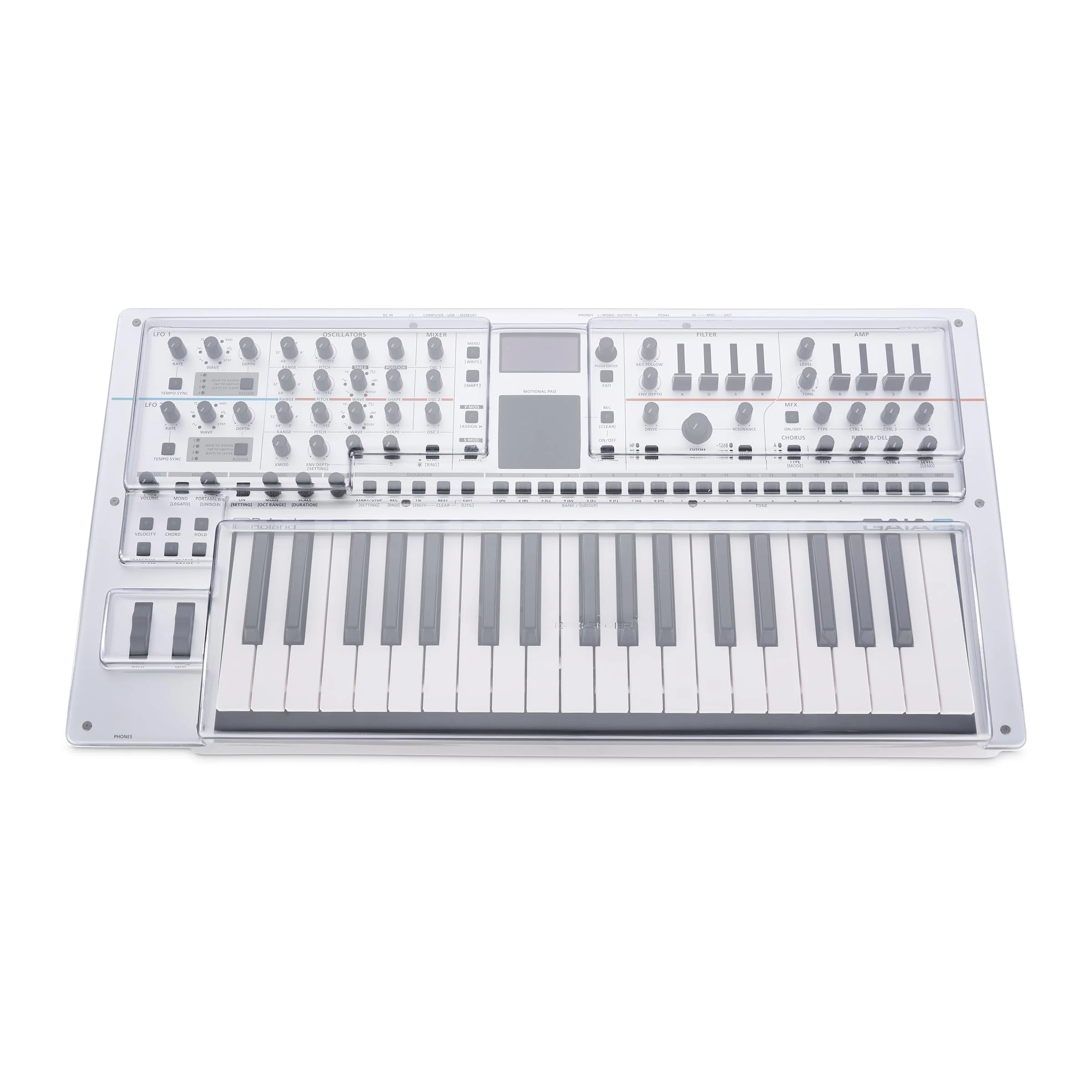 Decksaver Super Strong Polycarbonate Custom Fit Cover Compatible with Roland GAIA 2, Dust Cover for Travel and Everyday Protection - Image 2