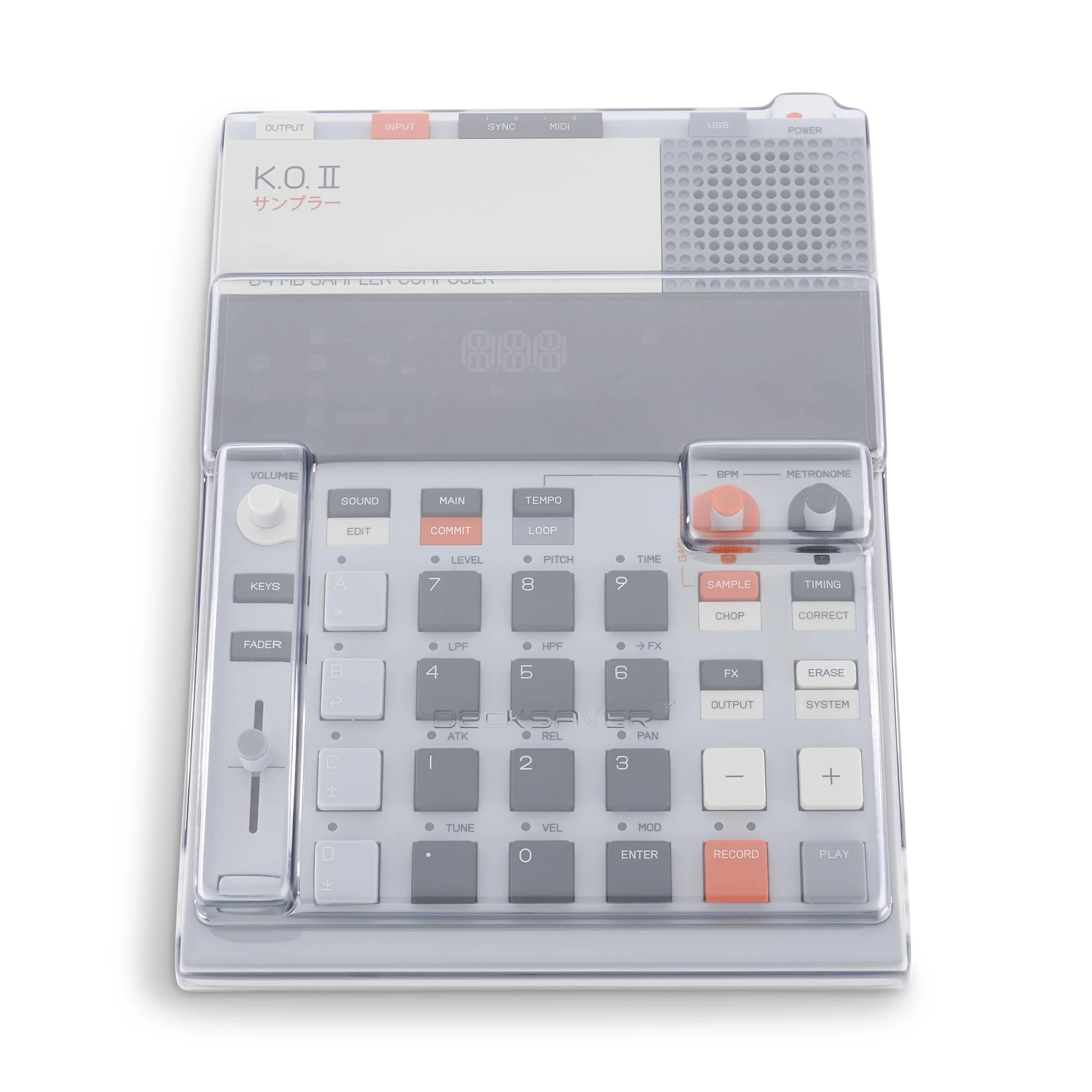 Decksaver Super Strong Polycarbonate Custom Fit Cover Compatible with Teenage Engineering EP-133 K.O.II, Dust Cover for Travel and Everyday Protection - Image 2