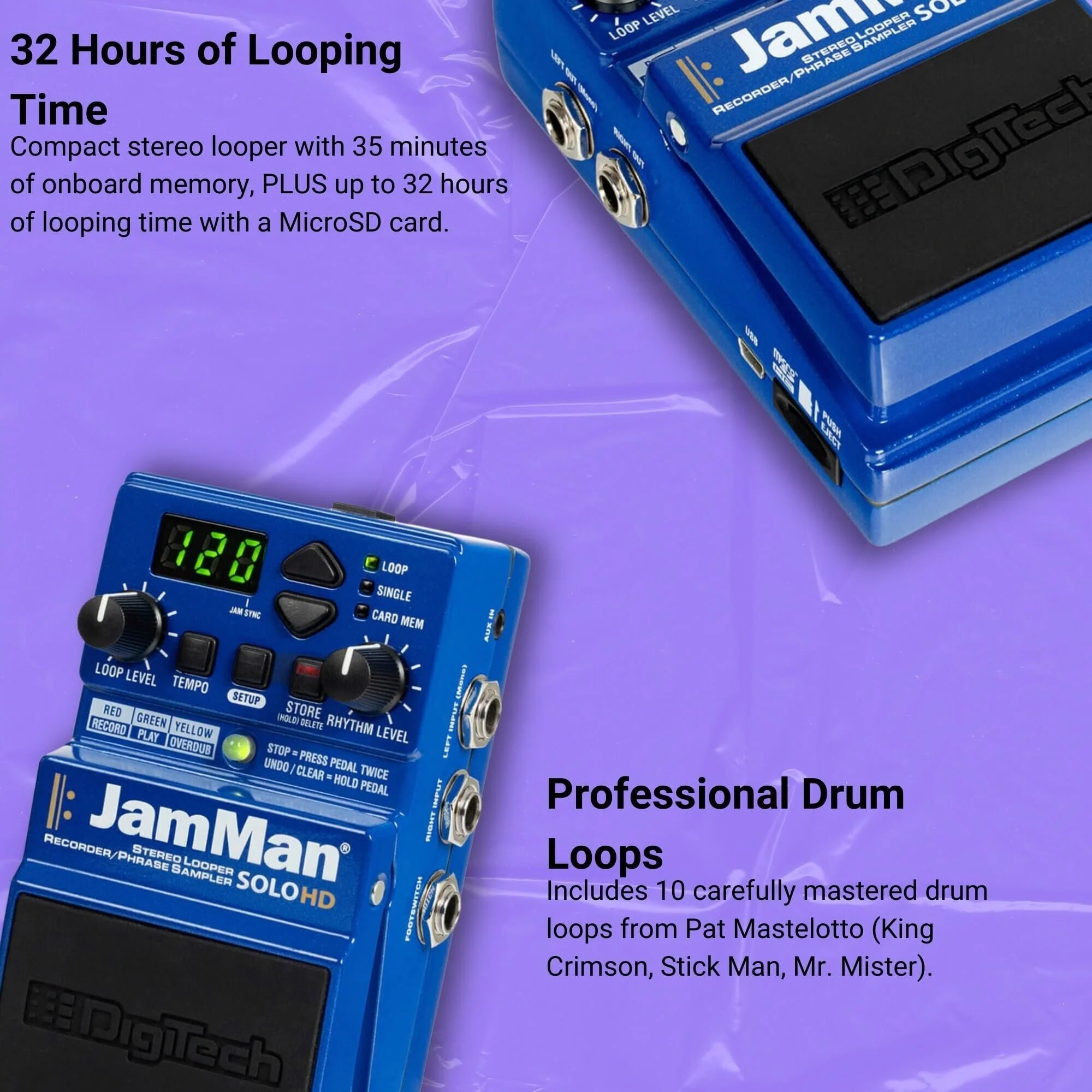 Digitech JAMMAN-SOLO-HD JamMan® Solo HD - Image 3