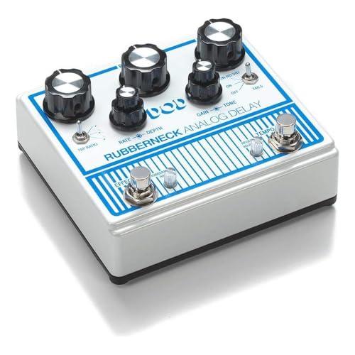 DigiTech Rubberneck Analog Delay Effect Pedal Bundle w/ 2-Pack Strukture Cable, 12-Pack Guitar Pick and Liquid Audio Polishing Cloth - Image 6