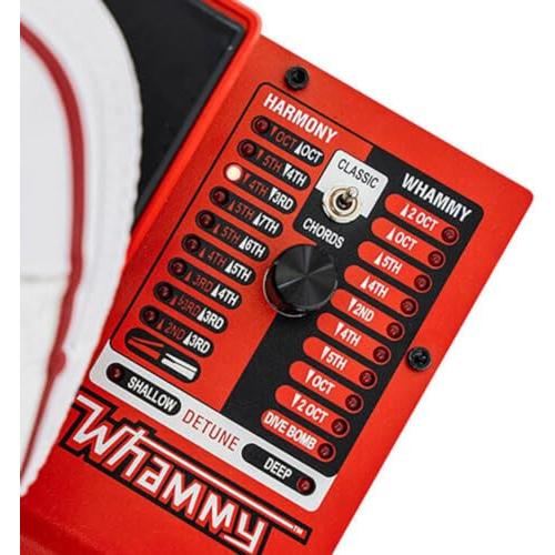 Digitech WHAMMY Whammy Pitch Bending Effects Pedal Bundle w/2x Strukture S6P48 Woven Right Angle Patch Cables, 12x Guitar Picks and Liquid Audio Polishing Cloth - Image 4