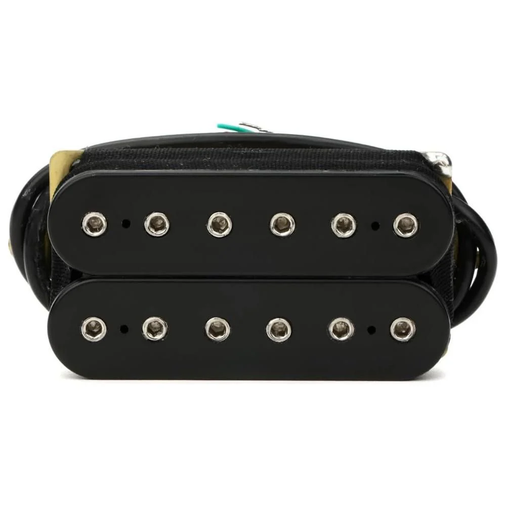 DiMarzio DP100FBK Super Distortion F-Spaced Humbucker Pickup, Black Bundle w/ 12x Fender Guitar Picks and Liquid Audio Polishing Cloth - Image 3