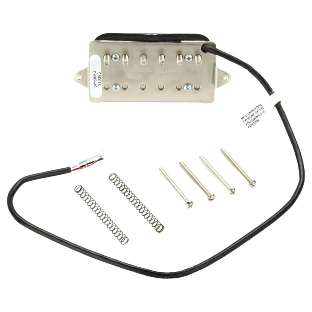 DiMarzio DP103BK PAF® 36th Anniversary Black Neck Guitar Pickup Bundle w/ 12x Fender Guitar Picks and Liquid Audio Polishing Cloth - Image 3