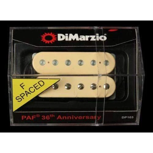 DiMarzio DP103FCR PAF 36th Anniversary Humbucker NECK Pickup CREAM, F-Spaced - Image 3