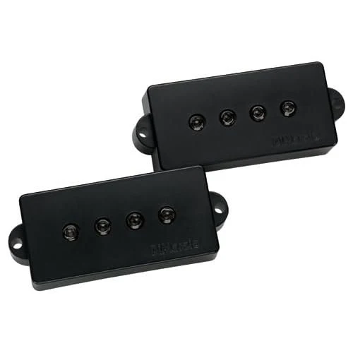 DiMarzio DP122BK Model P for Fender Bass Pickup Black Bundle w/ 12x Fender Guitar Picks and Liquid Audio Polishing Cloth - Image 2