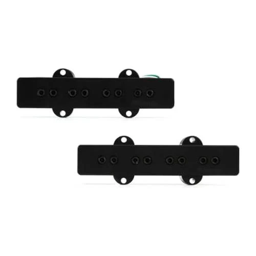 DiMarzio DP123BK Model J⢠Jazz Bass Hum Canceling Pickup, Black Bundle w/ 12-Pack Guitar Pick and Liquid Audio Polishing Cloth - Image 2
