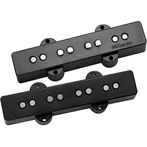 DiMarzio DP149BK Ultra Jazz™ Hum-Cancelling J-Bass Neck and Bridge Pickup, Black