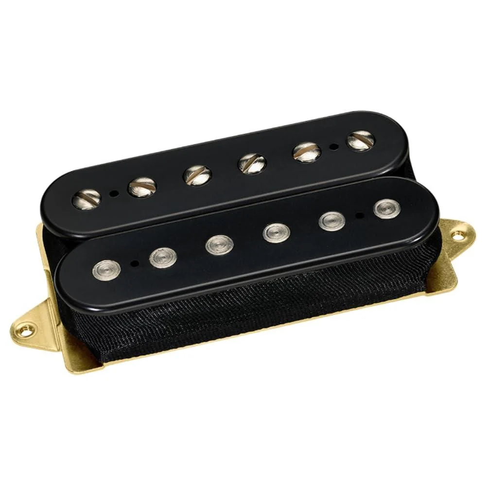 DiMarzio DP155FBK Black - The Tone Zone F-Spaced Humbucker Pickup Bundle w/ 12x Fender Guitar Picks and Liquid Audio Polishing Cloth - Image 2