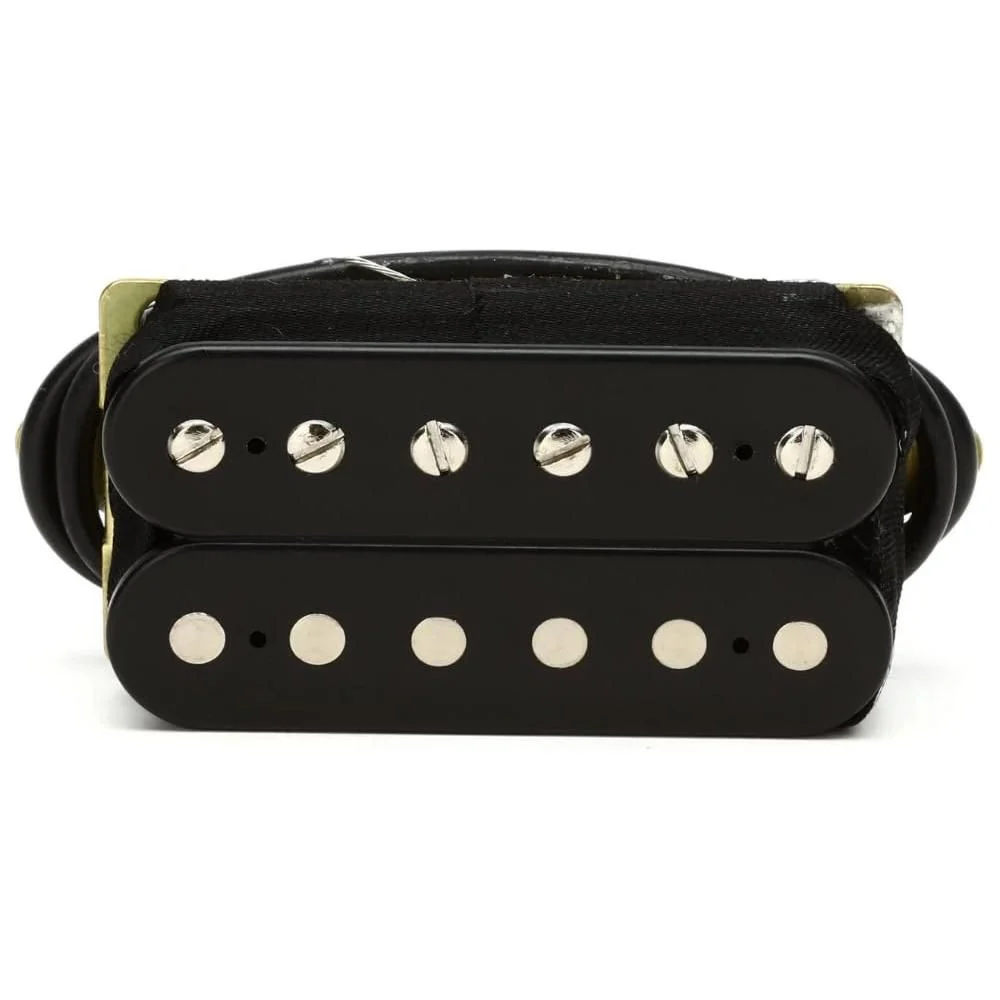 DiMarzio DP155FBK Black - The Tone Zone F-Spaced Humbucker Pickup Bundle w/ 12x Fender Guitar Picks and Liquid Audio Polishing Cloth - Image 3