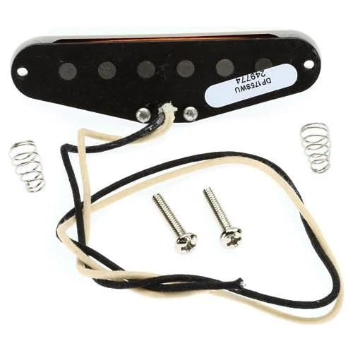 DiMarzio DP175SW True Velvet Middle Pickup, White Bundle w/ 12x Fender Guitar Picks, and Liquid Audio Polishing Cloth - Image 5