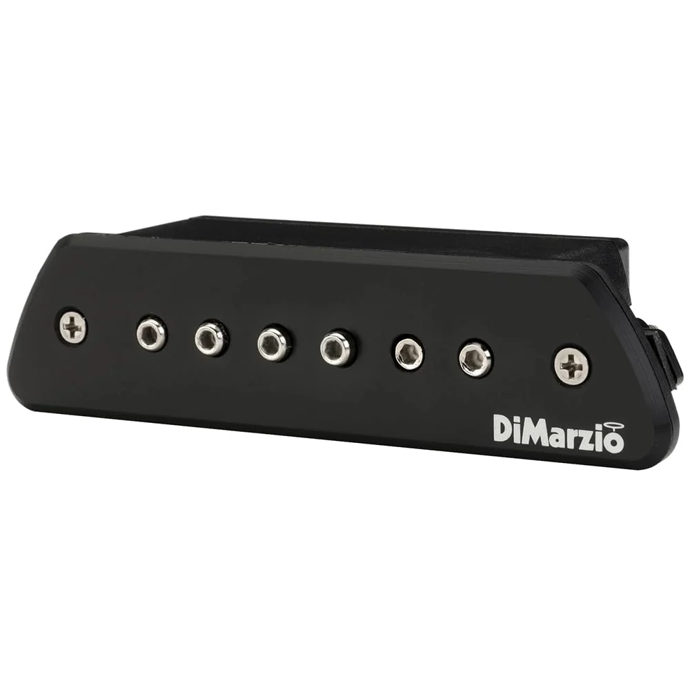 DiMarzio DP234 Evolution® The Black Angel™ Acoustic Soundhole Pickup, Black Bundle w/ 12-Pack Guitar Pick and Liquid Audio Polishing Cloth - Image 3