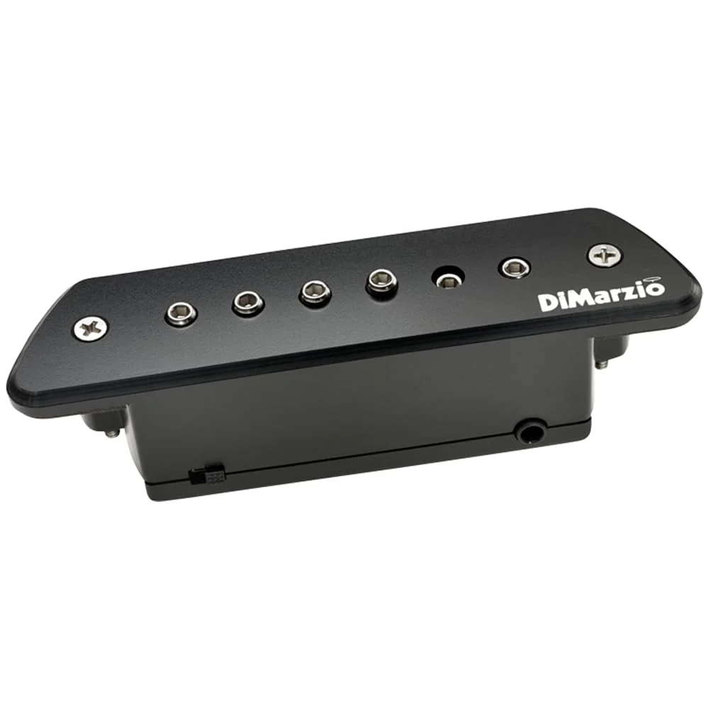 DiMarzio DP234 Evolution® The Black Angel™ Acoustic Soundhole Pickup, Black Bundle w/ 12-Pack Guitar Pick and Liquid Audio Polishing Cloth - Image 5