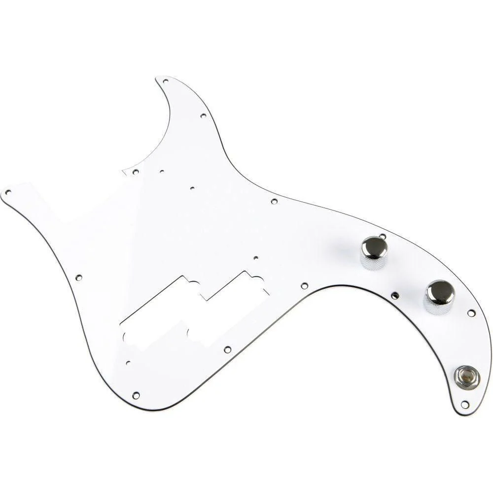 DiMarzio Model P Bass Pre-Wired Pickguard White - Image 2