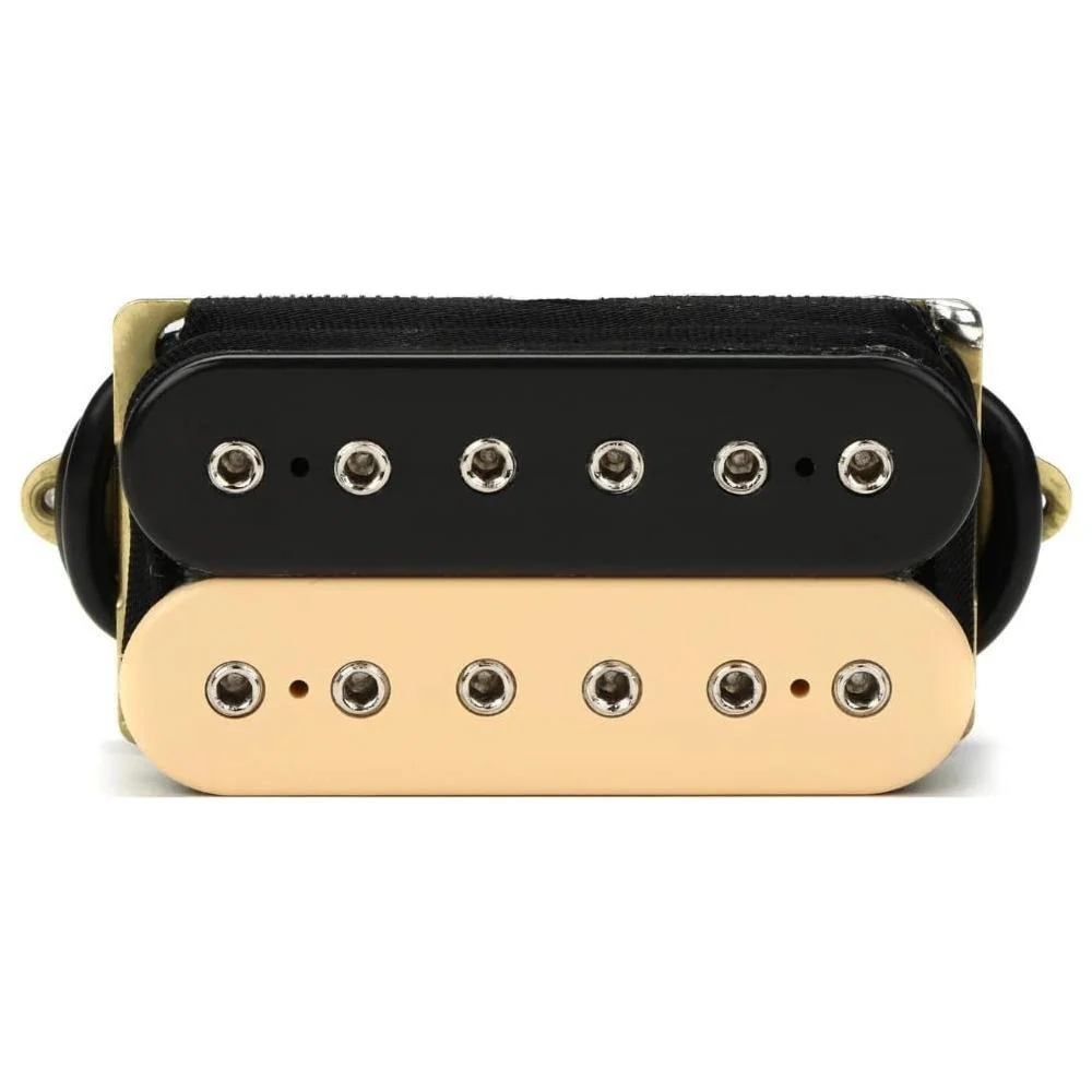 DiMarzio DP100BC Super Distortion Humbucker Pickup, Black/Cream with 12x Guitar Picks and Liquid Audio Polishing Cloth - Image 3