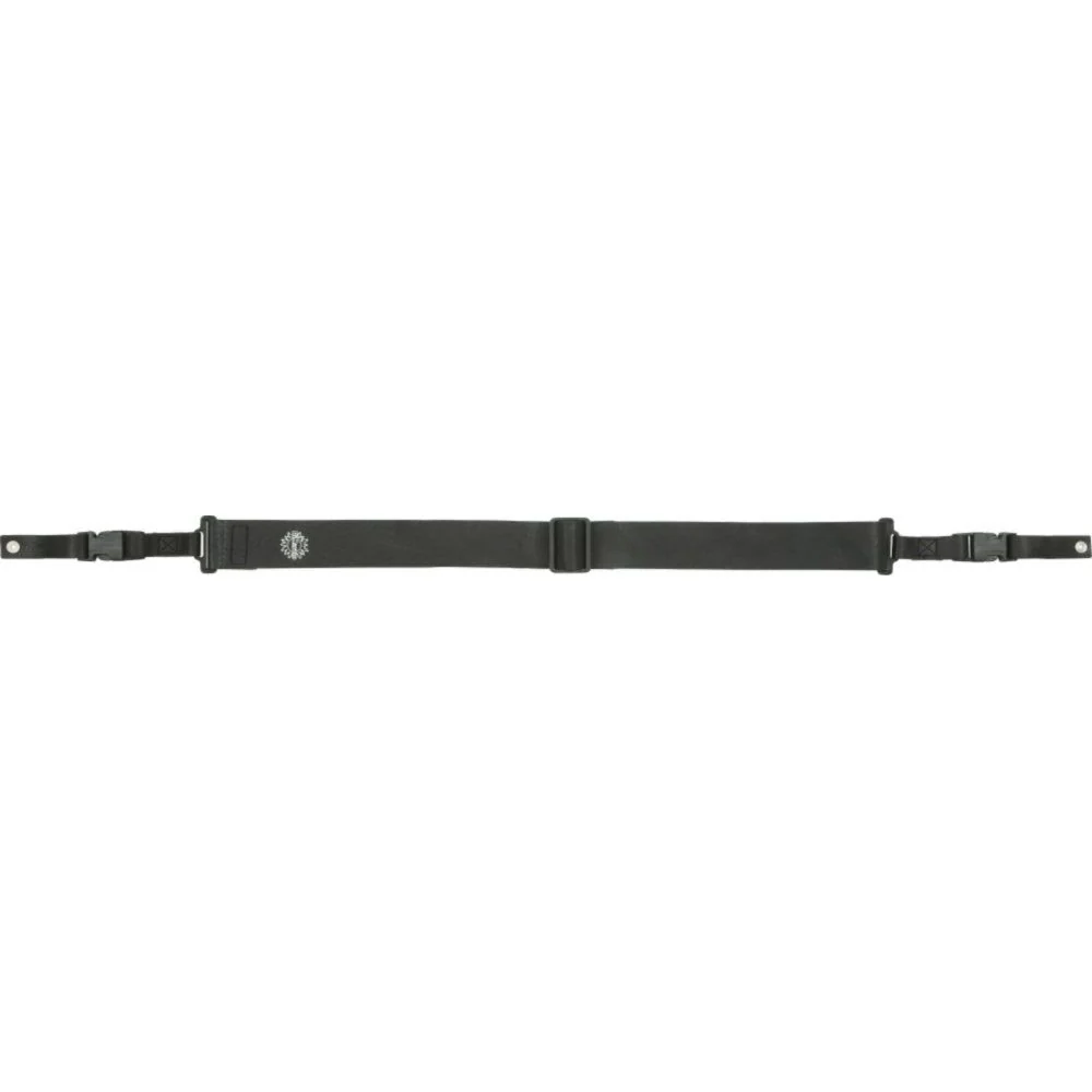 DiMarzio DD2420BK ClipLock Deluxe Italian Leather Strap Black 2" - Image 7
