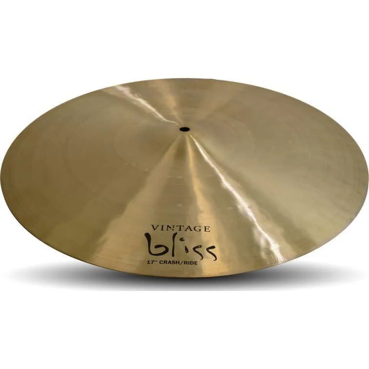 Dream Cymbals and Gongs VBCRRI17 Vintage Bliss Crash/Ride 17" Cymbal Bundle w/Liquid Audio Polishing Cloth - Image 2