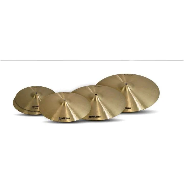Dream Cymbals and Gongs IGNCP4-U Ignition 4 Piece Cymbal Pack 14"/16"/18"/20" Cymbals Bundle w/Liquid Audio Polishing Cloth - Image 2
